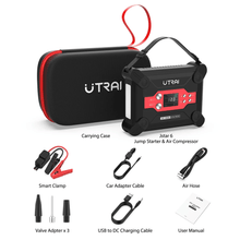 Load image into Gallery viewer, UTRAI Jstar 6 1800A 24000mAh Jump Starter Power Bank w/ Air Compressor - True Vision Tactical - JSTAR6
